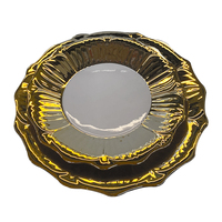 Vente en gros d'assiettes en porcelaine à bord doré Ensemble de bols en céramique pour la maison Hôtel Vaisselle Service Fournisseur d'usine