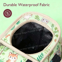 Sac de rangement pour poussette, sac de transport pour bébé, personnalisé avec logo YCW Factory, résistant à l'eau, en polyester, avec fermeture éclair
