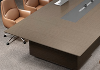 Table de conférence moderne et simple de différentes tailles pour 8, 10, 12, 14, 16 personnes avec fonction de chargement USB