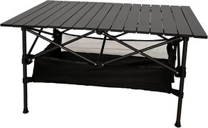 Mesa Plegable <span class=keywords><strong>para</strong></span> Acampar <span class=keywords><strong>de</strong></span> Acero Inoxidable, Mesa <span class=keywords><strong>de</strong></span> Picnic Portátil Baja con Gran Espacio <span class=keywords><strong>de</strong></span> Almacenamiento y Bolsas <span class=keywords><strong>de</strong></span> Transporte <span class=keywords><strong>para</strong></span> Comer - Product Image 2