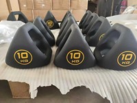 Combo haltères et kettlebells multifonctionnel, haltères triangulaires