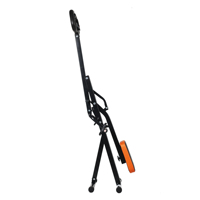 Machine d'exercice d'équitation d'intérieur Hongyuan HY-H8002 Power Rider Total Crunche en acier, durable, noire, 104x51x130cm