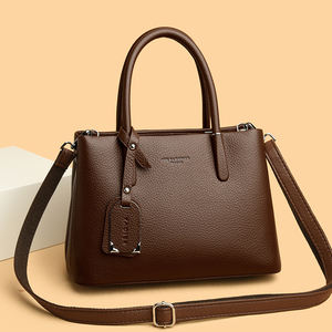 Nouveau sac à main pour femmes en cuir PU de style Preppy de luxe à la mode de bonne qualité sac fourre-tout à bandoulière Portable pour dames et filles - Product Image 5