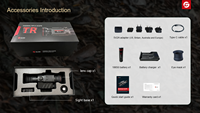 Catégorie de produits Portée thermique TR650 pour la chasse Portée vidéo et WiFi Optique Zoom Support OEM Imageur thermique Portée Pince ampèremétrique