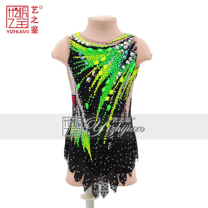 YIZHIJIAN Girls Rhythmic Gymnastics Leotards Plus