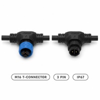 Connecteur circulaire étanche IP68 à vis M16, 2 à 8 broches, droit ou à angle droit, mâle/femelle, pour capteur industriel