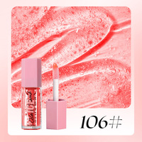 Gloss à lèvres en gelée de cristal - Lèvres transparentes et pulpeuses, soin hydratant longue durée, huile à lèvres liquide brillante