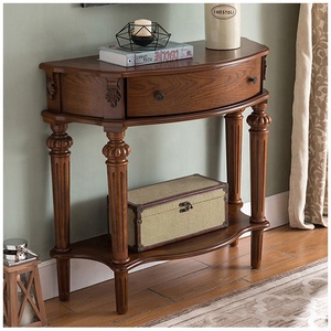 <strong>Rustic</strong>/Shabby Chic Wooden Hallway <strong>Console</strong> <strong>Table</strong>/White Cedar 151cm - Product Image 3