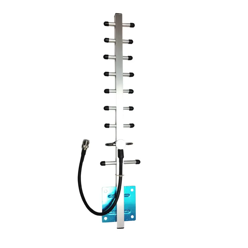 10dBi 1710 2170MHz 100w 야외 공중 9 단위 Yagi 안테나 N 여성
