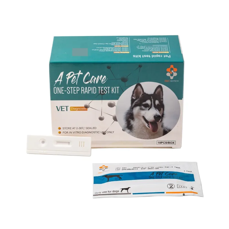 Brazo de Control Canino combinado veterinario de barco barato de alta precisión para uso doméstico para kits de casete de prueba CDV/CPV AG