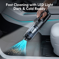 Aspirateur de voiture sans fil Cyberpunk 18KPa, aspirateur à main sans fil, mini souffleur d'air électrique 4 en 1 pour voiture, tapis, clavier