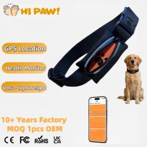 Collier de suivi de santé <span class=keywords><strong>pour</strong></span> animaux de compagnie, GPS <span class=keywords><strong>pour</strong></span> chiens et chats, dispositif de suivi de santé <span class=keywords><strong>pour</strong></span> animaux - Product Image 1