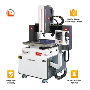 Metal processamento CNC máquina 6060 5.5kw cnc fresagem máquina de corte alumínio latão aço ferro 4040 3030 6090