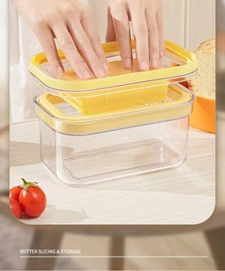 Cover Baking Butter Stainless Steel <strong>Wire</strong> 500g Kitchen Food Butter Cutting Storage Container Plastic <strong>Cheese</strong> Box - Product Image 3