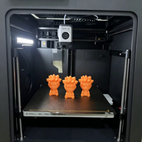 Imprimante 3D FDM Bambu Lab P1S Combo AMS multi-couleurs entièrement fermée CoreXY 500 mm/s 256x256x256 mm avec plateau PEI pour prototypage en atelier