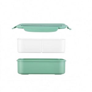 Kids Rectangular Lunch <b>Boxes</b> Microwave Heating Fruit <b>Storage</b> Containers for Students and Workers - Product Image 1