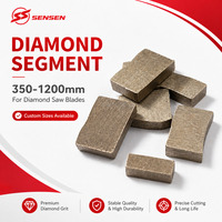 SS-S096 Fournisseur Fabricant Segments de diamant en forme de B 350-1200mm pour lame de coupe diamantée et lame de scie à granit à coupe rapide