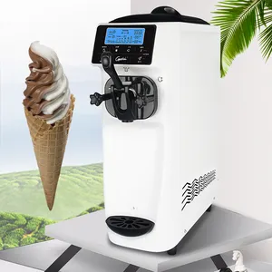 En ucuz Mini ticari Softee Softy dondurma dondurulmuş yoğurt yumuşak hizmet yapma yumuşak dondurma yapma makinesi yapma makinesi fiyat