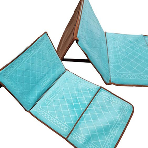 เสื่อสวดมนต์มุสลิมแบบทำมือลายนูนพับได้แผ่นรองพนักพิงซักได้สำหรับใช้ในบ้าน - Product Image 2