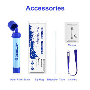 Peso ligero Vida Purificación Camping UF Membrana Filtro de agua Paja - Product Image 3