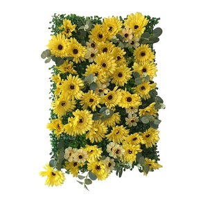 Rosan FPS013 Kain Latar Belakang Bunga Sutra Campuran Buatan Tangan 40x60cm Tahan Air Ringan Ramah Lingkungan untuk Digantung di Dinding - Product Image 4