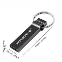 Clés USB 2.0 personnalisées avec porte-clés, prix direct usine, clé USB 4 Go en métal