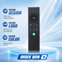 14 Tombol Warna Hitam Mendukung Pembelajaran Inframerah Kualitas Terbaik TV BOX Proyektor Video Bahan Plastik PC Remote Control Pintar