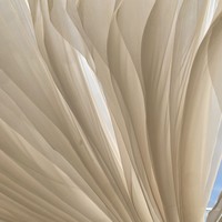 Nouvelle Arrivée - Ornements de Mariage de Luxe Suspendus - Draperies en Chiffon Transparent pour Plafond - Rideaux en Tissu en Forme de Vague en S