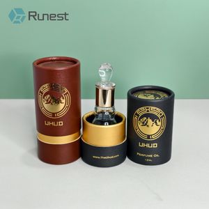 Tubo de papel Kraft biodegradable con tapa hermética Envase cosmético de realce para perfume Crema facial Bálsamo labial y barras de loción - Product Image 1