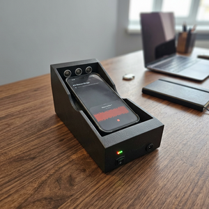 อุปกรณ์สื่อสารเสียงแบบพกพาสำหรับมืออาชีพ Safe Talk V1 รองรับการสนทนาพร้อมกัน 2 โทรศัพท์ ไม่ส่งผลกระทบต่อการใช้งานโทรศัพท์สำหรับการสนทนาที่เป็นความลับ - Product Image 3