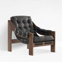 Mobilier moderne américain pour la maison Mobilier pour le salon Canapé souple Canapé en tissu haut de gamme Loisirs haut de gamme Fauteuil en cuir