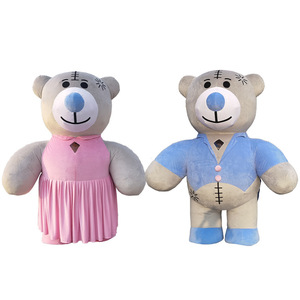 <span class=keywords><strong>Disfraz</strong></span> Inflable de Oso Teddy para Parejas, Traje de Oso Gigante de Dibujos Animados para Desfiles y Eventos - Product Image 1