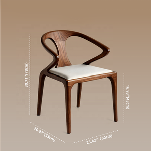 <span class=keywords><strong>Chaise</strong></span> <span class=keywords><strong>de</strong></span> salle à manger moderne en bois massif, <span class=keywords><strong>chaise</strong></span> <span class=keywords><strong>de</strong></span> <span class=keywords><strong>bureau</strong></span> ergonomique en cuir, <span class=keywords><strong>chaise</strong></span> <span class=keywords><strong>de</strong></span> restaurant avec dossier incurvé, fauteuil - Product Image 6