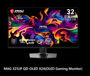 Moniteur de jeu MSI MAG 321UPX18 QD-OLED 32 pouces 4K 180Hz HDMI2.1 Type-C pour ordinateur de bureau, vente en gros - Product Image 3