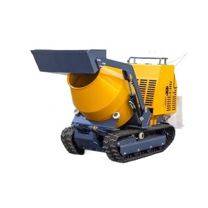 Bétonnière mobile jaune avec système hydraulique pour chantier de construction - Product Image 5