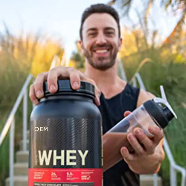 Oem Whey Protein bột cho phụ nữ Vitamina C hỗ trợ khối lượng cơ nạc