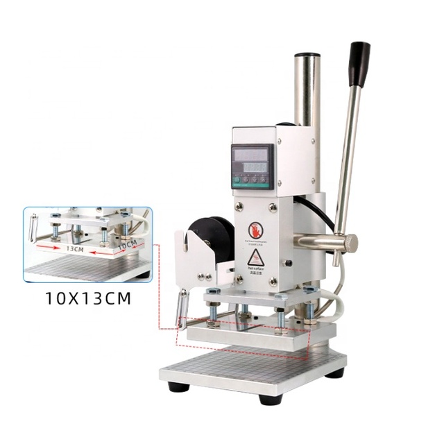 HSM03 Custom Hot Imprint Wood Leather Logo Branding Printing Machine for 10x13cm