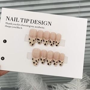 Primavera ojo <span class=keywords><strong>de</strong></span> gato estilo francés 10 piezas <span class=keywords><strong>Uñas</strong></span> acrílicas largas hechas a mano al por mayor <span class=keywords><strong>uñas</strong></span> postizas diseñador prensa en las <span class=keywords><strong>uñas</strong></span> - Product Image 6