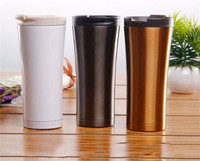 Gobelet isotherme en acier inoxydable pour café chaud, thé et bière, tasse de voyage avec couvercle