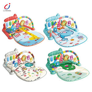 Chengji Tapis d'Éveil Sensoriel Montessori <span class=keywords><strong>Girafe</strong></span> pour Bébé, Tapis <span class=keywords><strong>de</strong></span> Sol d'Activité Musicale avec Piano à Pied pour Nourrissons et Bébés - Product Image 1