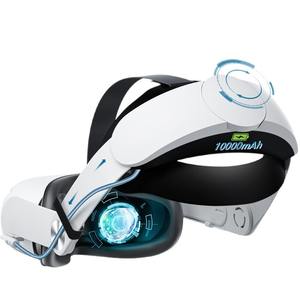 Sangle de batterie OEM pour Meta <span class=keywords><strong>Quest</strong></span> <span class=keywords><strong>2</strong></span> Commande en gros <span class=keywords><strong>Prix</strong></span> de gros 10000mAh Charge rapide 8H Playtime - Product Image 1