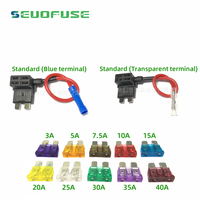 SEUO Fusible miniature standard de bonne qualité, faible profil, 1A-50A