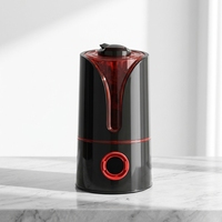 Humidificateur ultrasonique électrique intelligent en plastique, diffuseur d'arômes, humidification rapide, design moderne, fonctionnement silencieux pour la maison