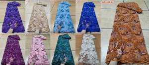 Séquence Dentelle Tissu De Luxe Robe De Mariée Tissu Coloré Sequin Suisse Voile Fantaisie Paillettes Broderie Dentelle Tissu - Product Image 5