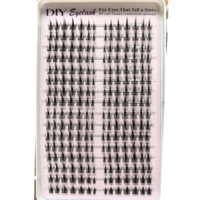 Kit de Pestañas de Visón Sintético Premium Hechas a Mano, Extensión de Pestañas en Racimo DIY de Triple Pliegue, Mega Volumen 10D-20D, 48 Filas, Estilos Personalizables