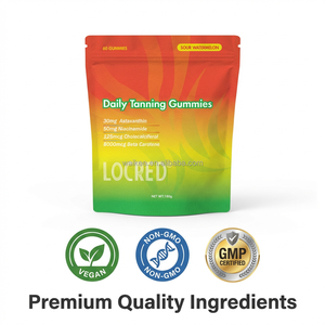 วิตามินกัมมี่เบต้าแคโรทีนพรีเมียม แอสตาแซนธิน 30 มก. ไนอะซินาไมด์ อาหารเสริมผิวแทน วิตามินดี3 สำหรับ<span class=keywords><strong>ช่วย</strong></span>เร่งการสร้างสีผิว ODM - Product Image 5