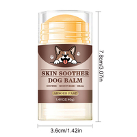 Baume pour pattes d'animaux pour chiens - Crème hydratante pour le soin des coussinets des pattes, protection des pattes et du nez secs et gercés, portable et facile à utiliser, étiquette privée OEM