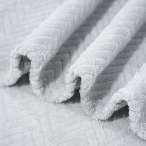 Manta de lana gris claro para sofá y cama, mantas de franela suaves y acogedoras, mantas cálidas de felpa difusa para todas las estaciones - Product Image 6