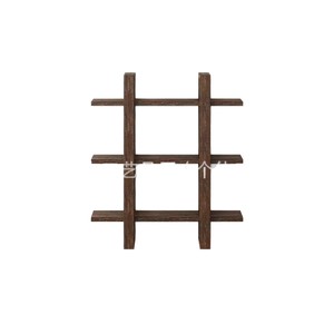 Étagère de rangement en bois minimaliste moderne pour salon, étagère murale multi-niveaux en bois massif - Product Image 5