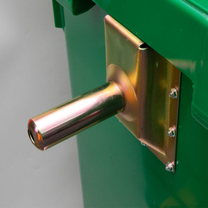 Longbang dày Extra-lớn đứng rác Trạm trung chuyển bánh bao phủ 660L HDPE Thùng rác ngoài trời có thể - Product Image 4